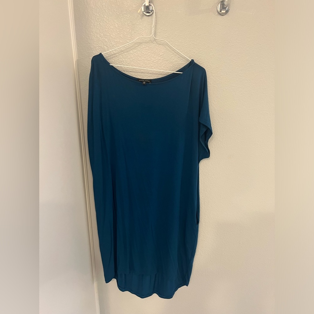 Universal Standard - Helen Liquid Jersey Shift Dress - Marine - XS (10-12)